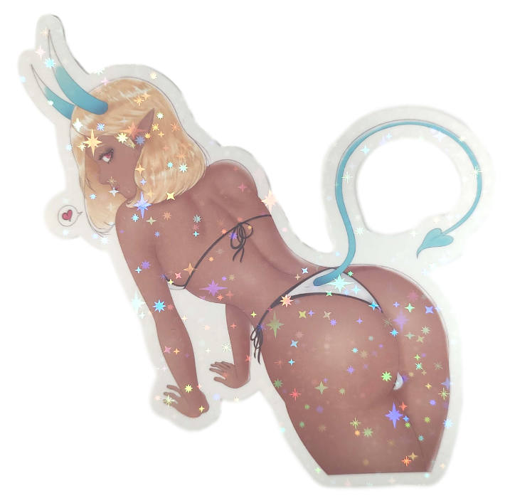Bikini Demon Sticker