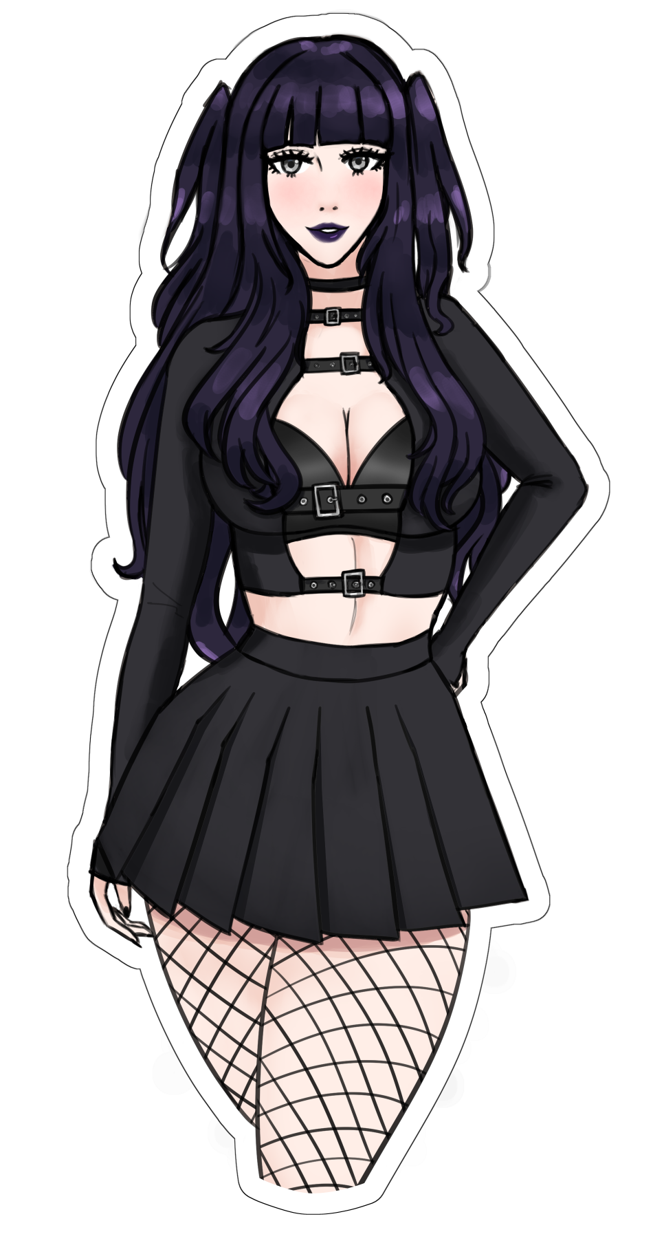 Goth Outfit Tharja Sticker
