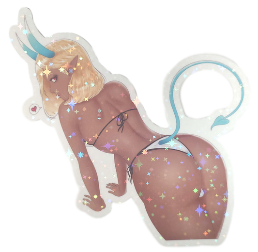 Bikini Demon Sticker