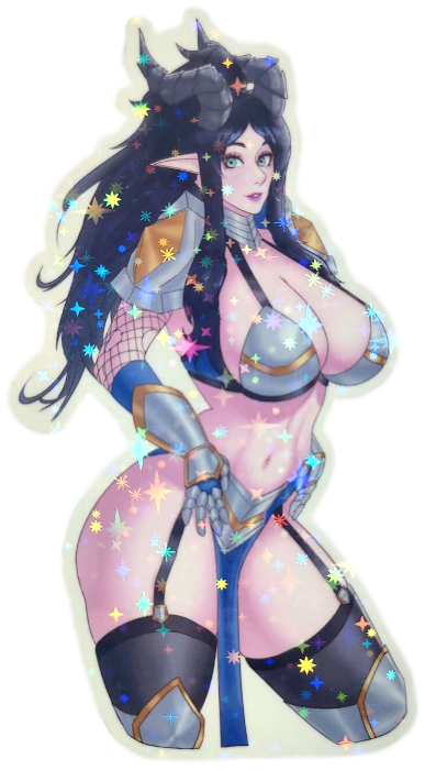 Bikini Armor Elf Sticker