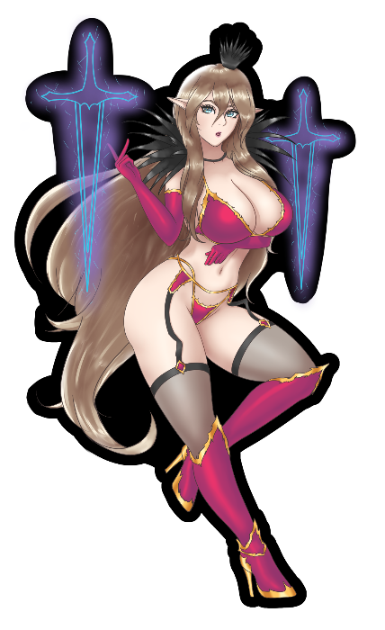 Sword Witch Elf Sticker