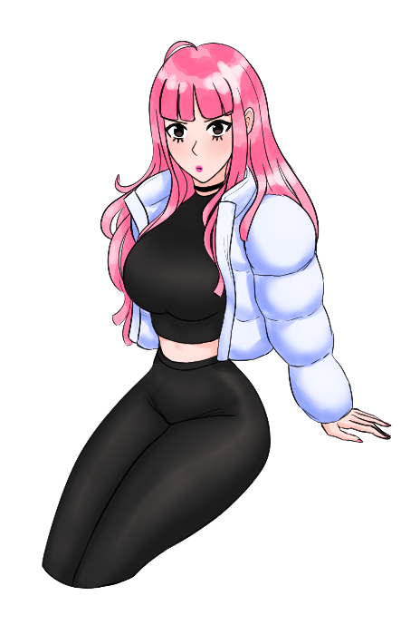 Perona Casual Puffy Jacket Sticker - One Piece