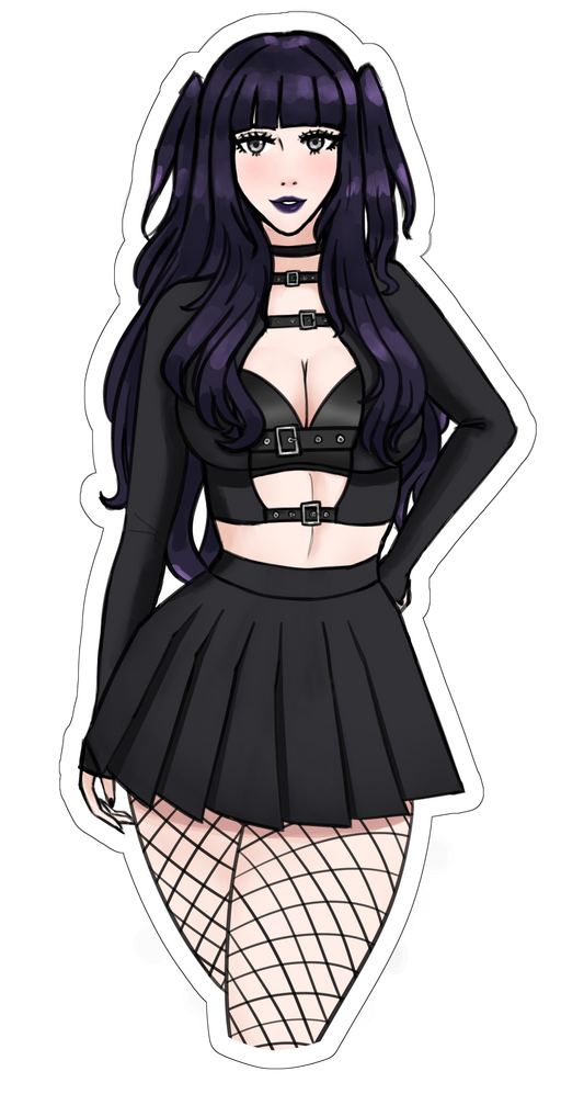 Goth Outfit Tharja Sticker